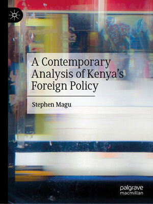 cover image of A Contemporary Analysis of Kenya's Foreign Policy